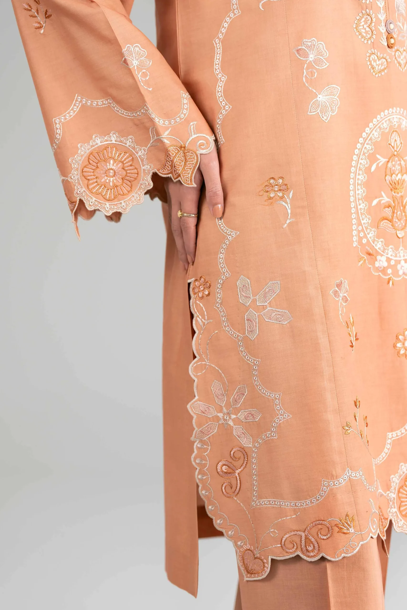 2 Piece - Embroidered Suit - 42601627