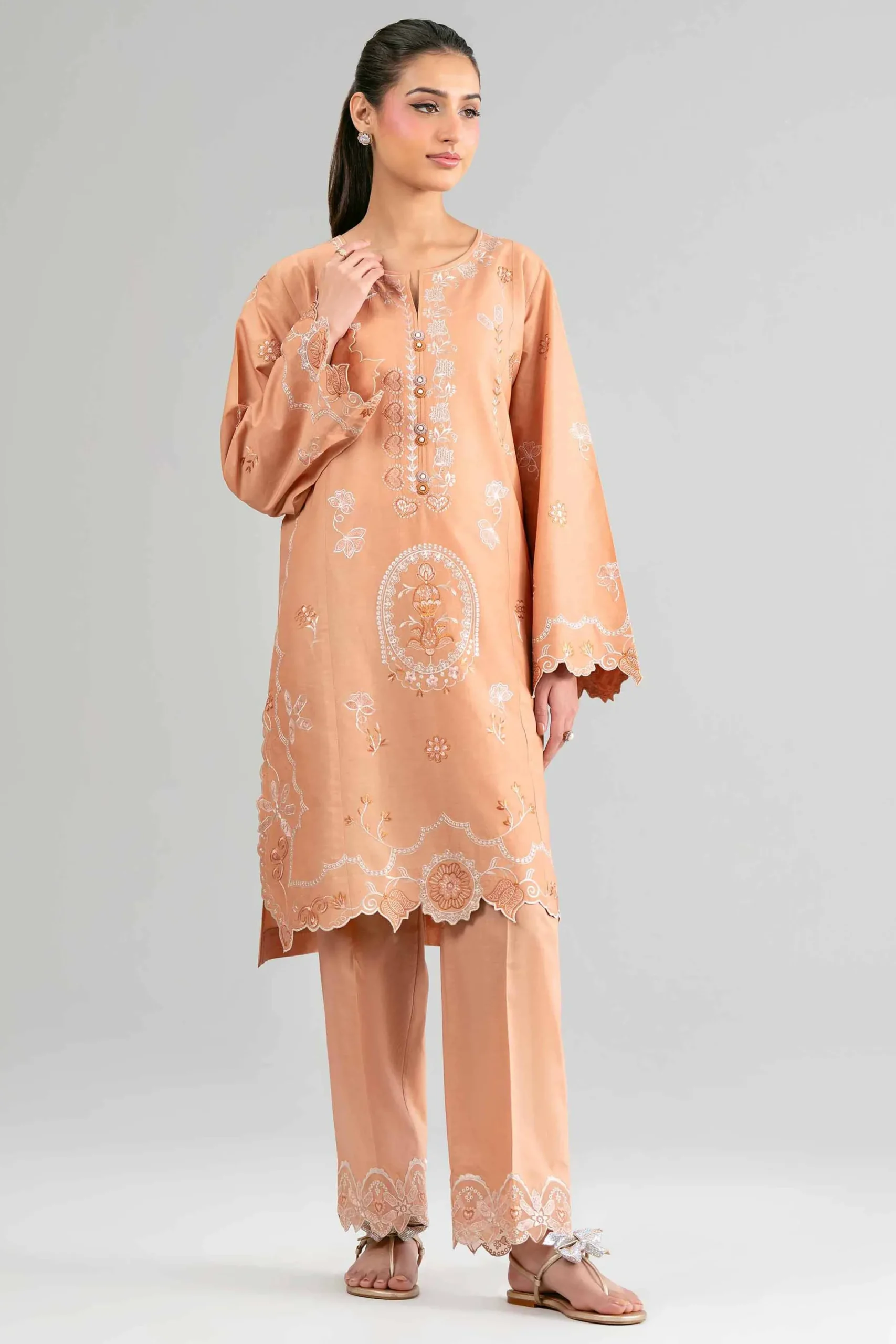 2 Piece - Embroidered Suit - 42601627