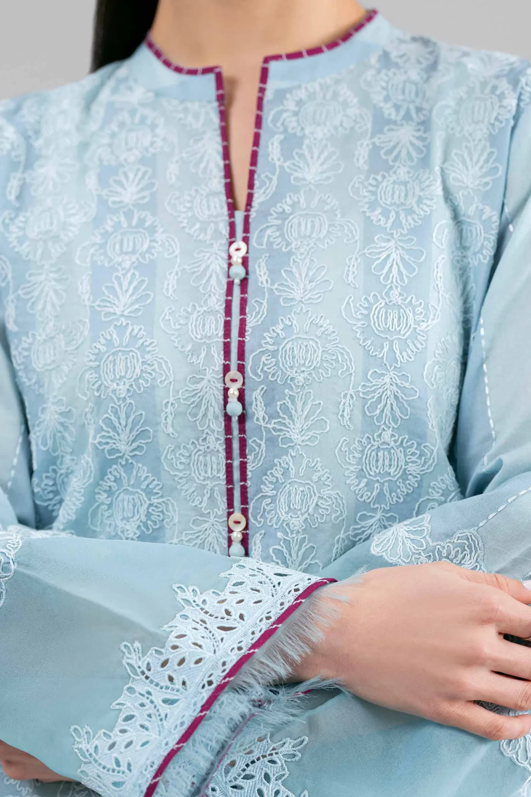 2 Piece - Embroidered Suit - 42601390