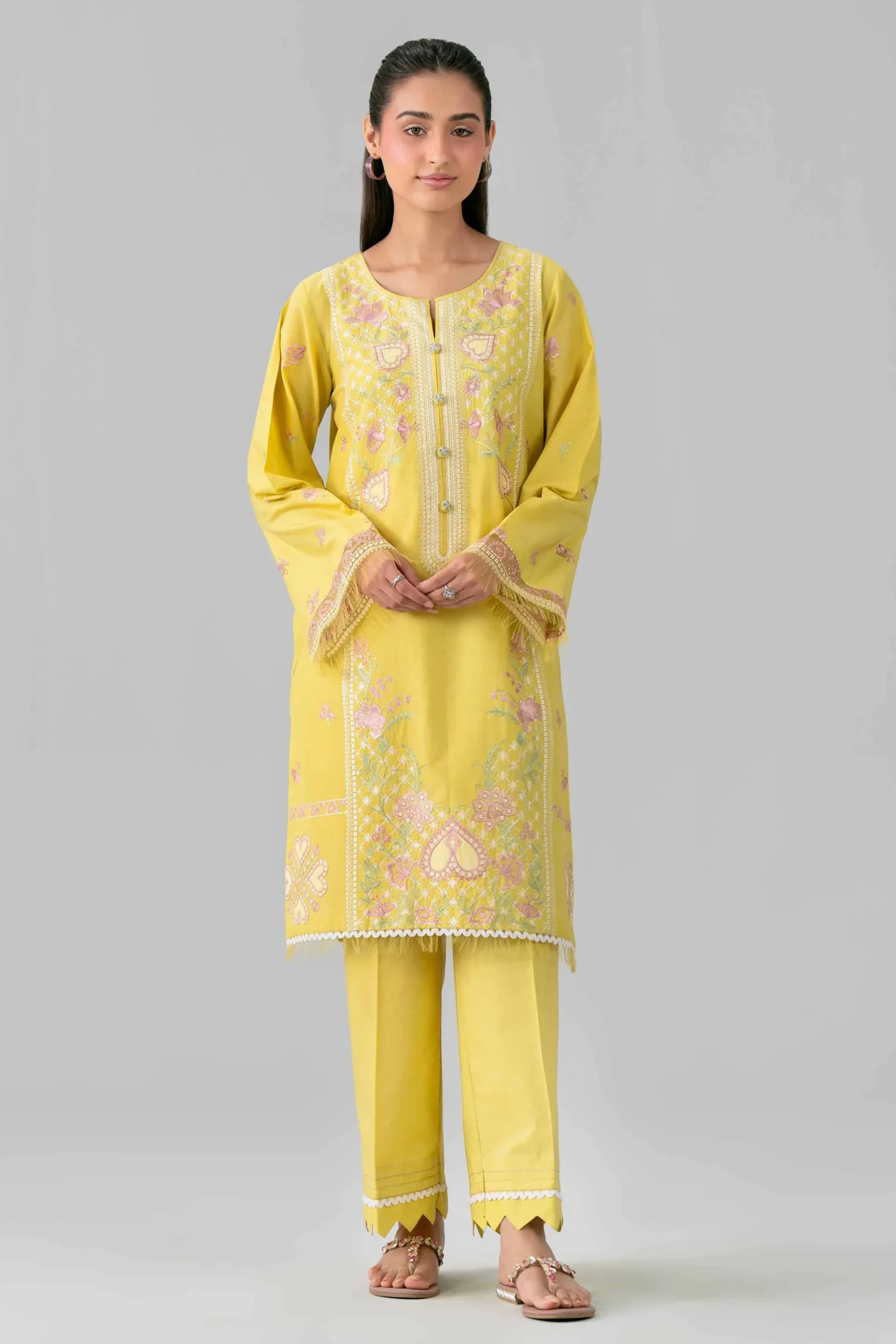 2 Piece - Embroidered Suit - 42601624