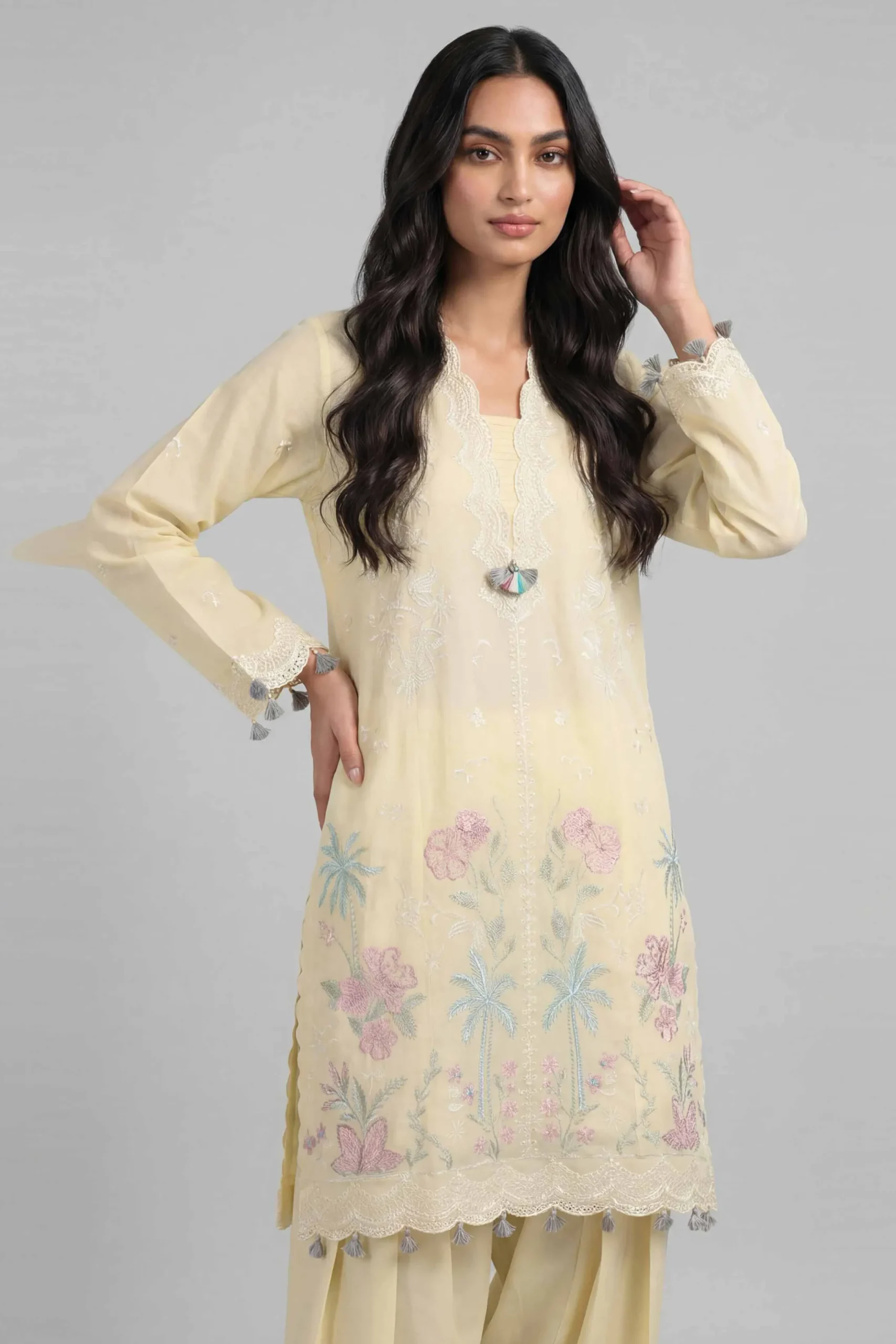 2 Piece - Embroidered Suit - 42601633