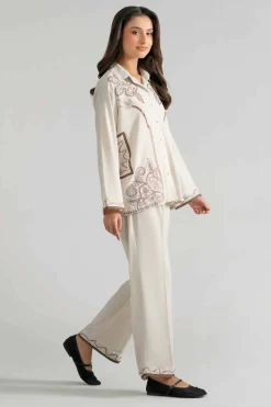 2 Piece - Embroidered Suit - AS26-26