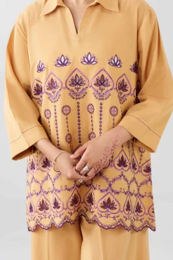2 Piece - Embroidered Suit - AS26-28
