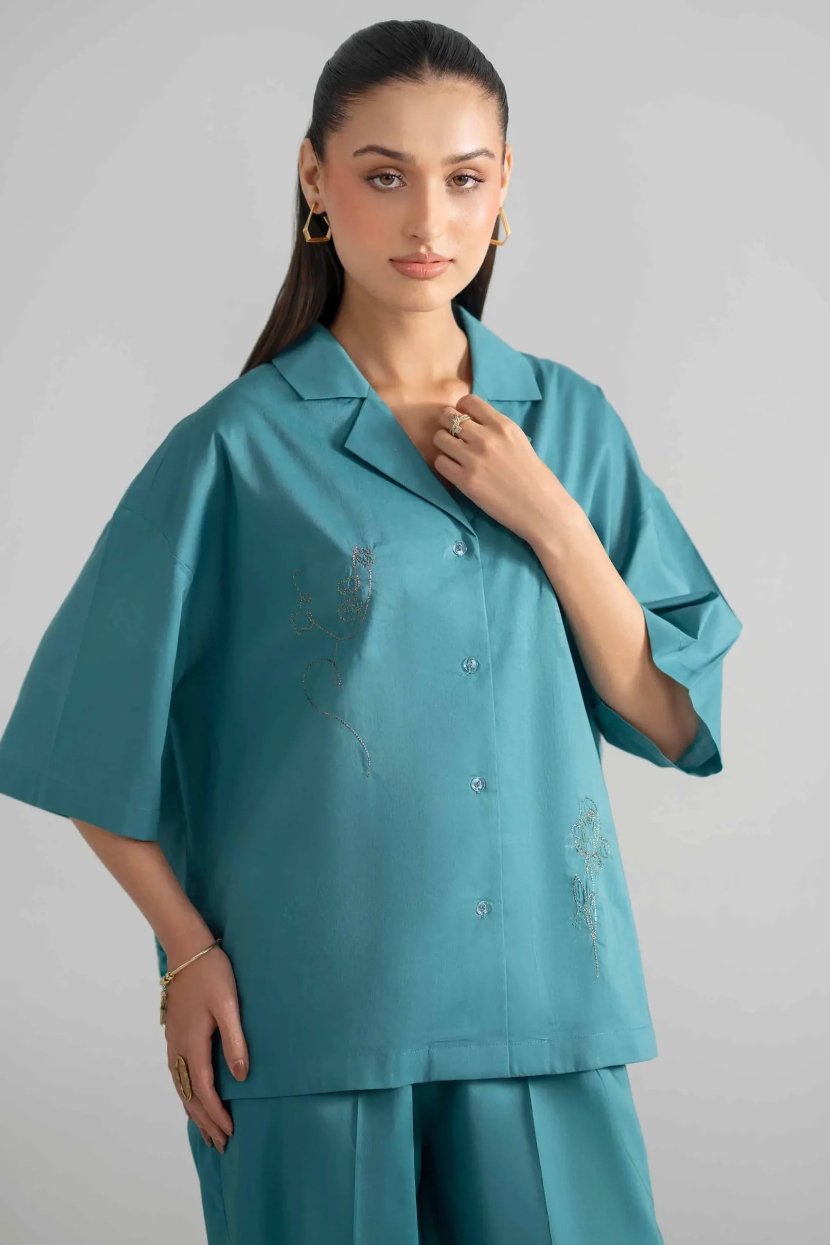 2 Piece - Embroidered Suit - AS26-39