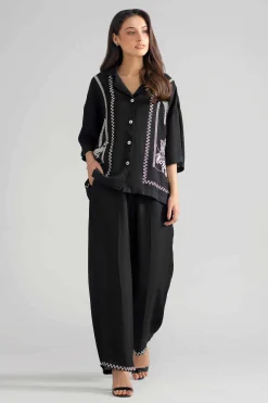 2 Piece - Embroidered Suit - AS26-40