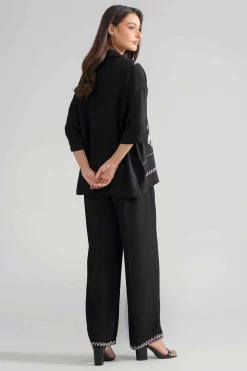 2 Piece - Embroidered Suit - AS26-40