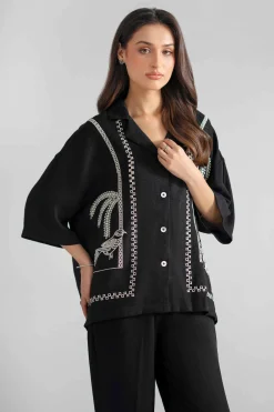 2 Piece - Embroidered Suit - AS26-40