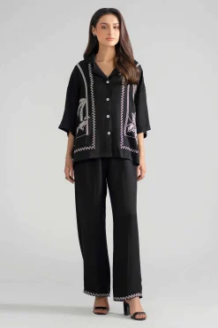2 Piece - Embroidered Suit - AS26-40