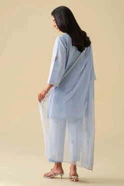 3 Piece - Embroidered Suit - KFE26-85
