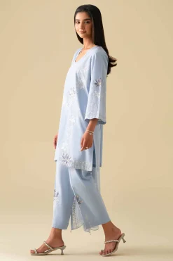 3 Piece - Embroidered Suit - KFE26-85