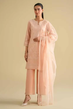 3 Piece - Embroidered Suit - KFE26-90