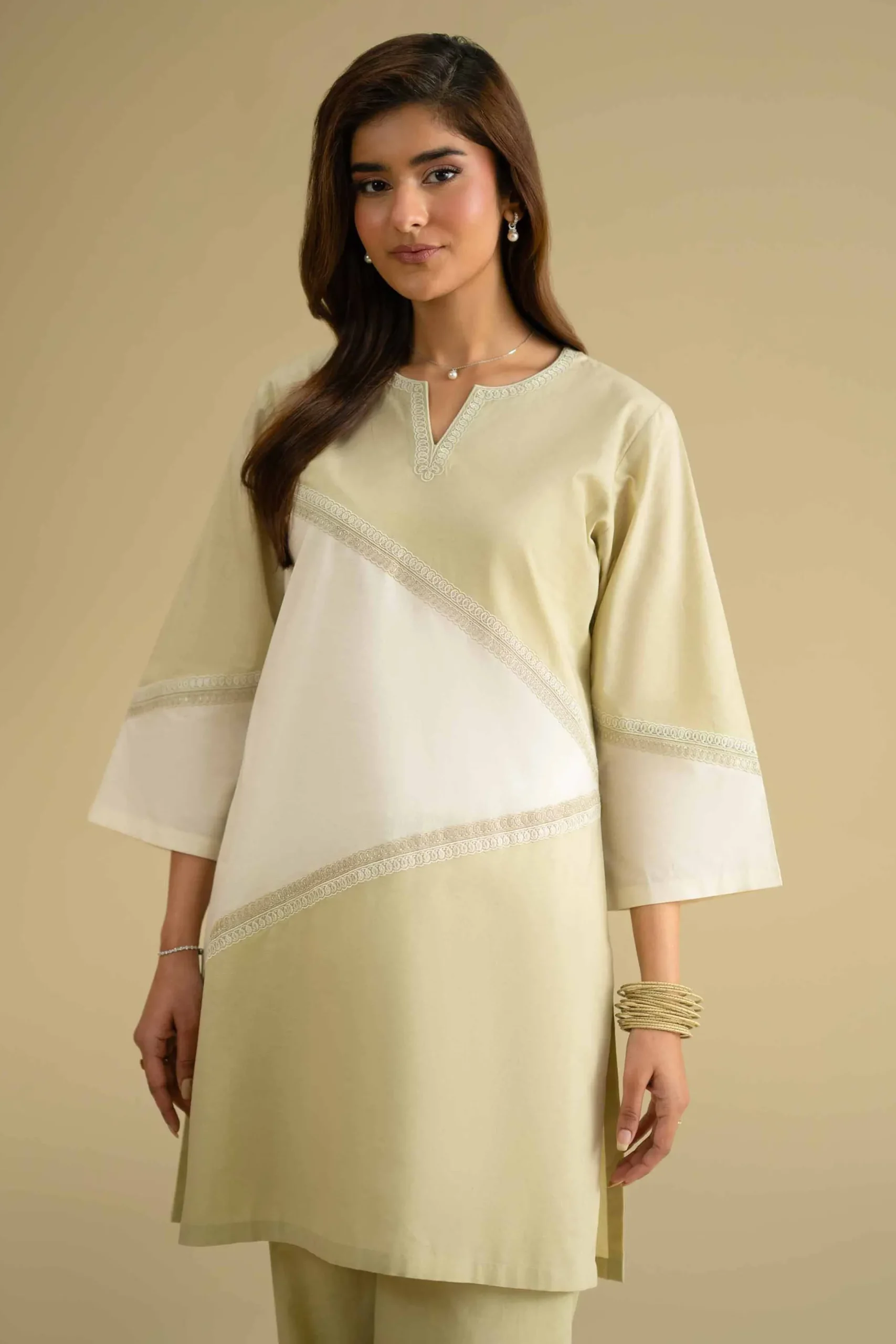 2 Piece - Embroidered Suit - KFE26-48