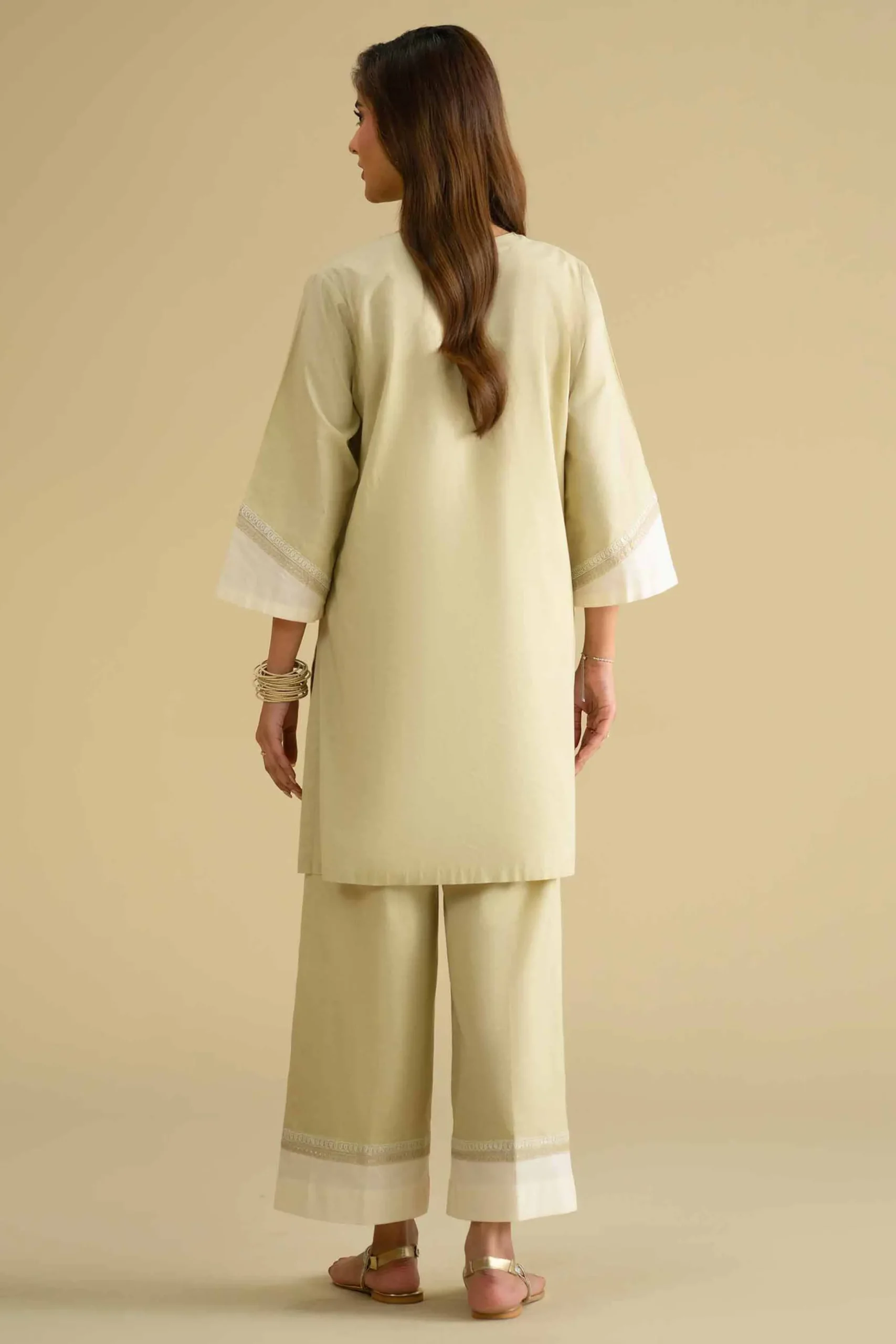 2 Piece - Embroidered Suit - KFE26-48