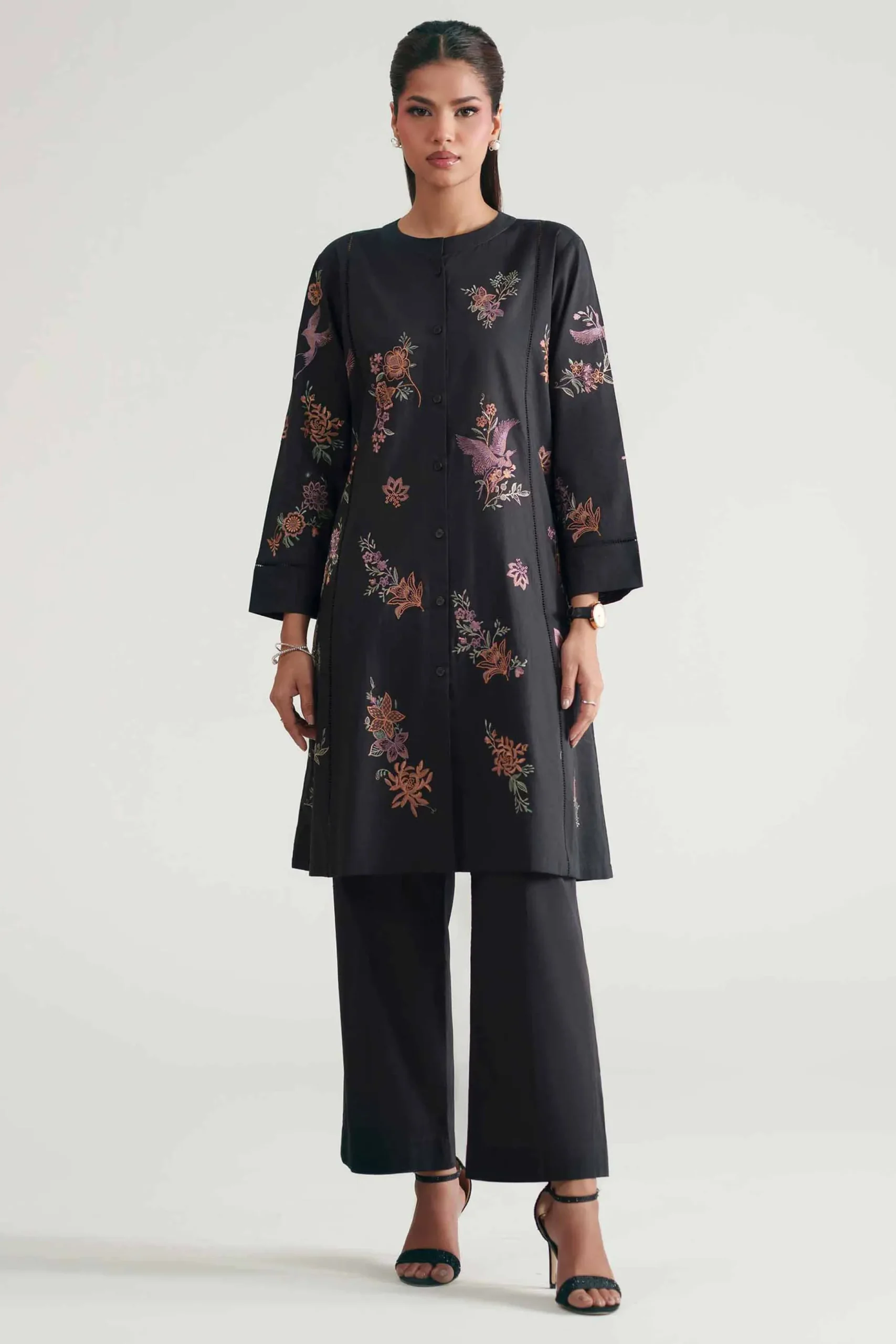 2 Piece - Embroidered Suit - KFE26-168