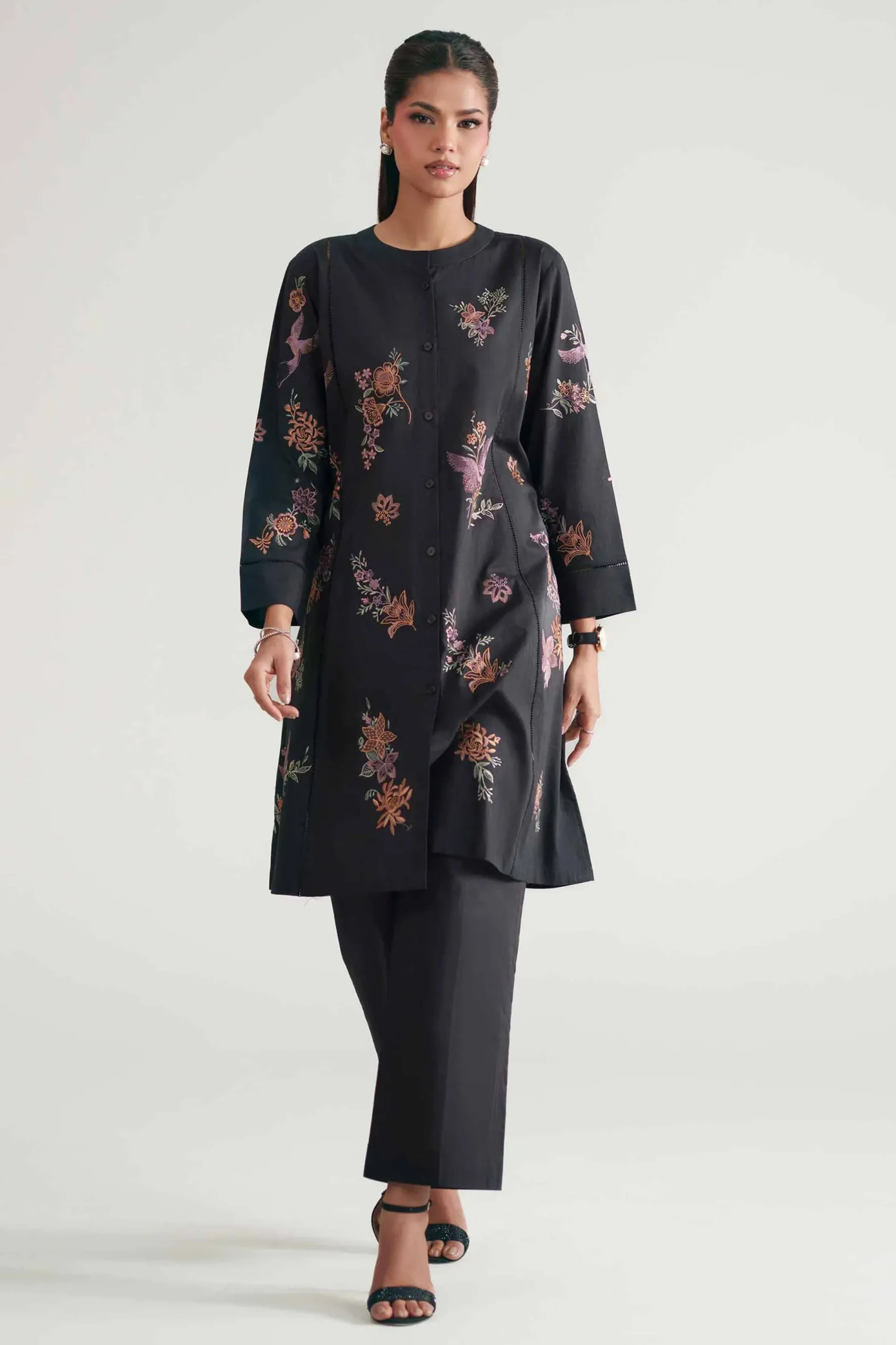 2 Piece - Embroidered Suit - KFE26-168