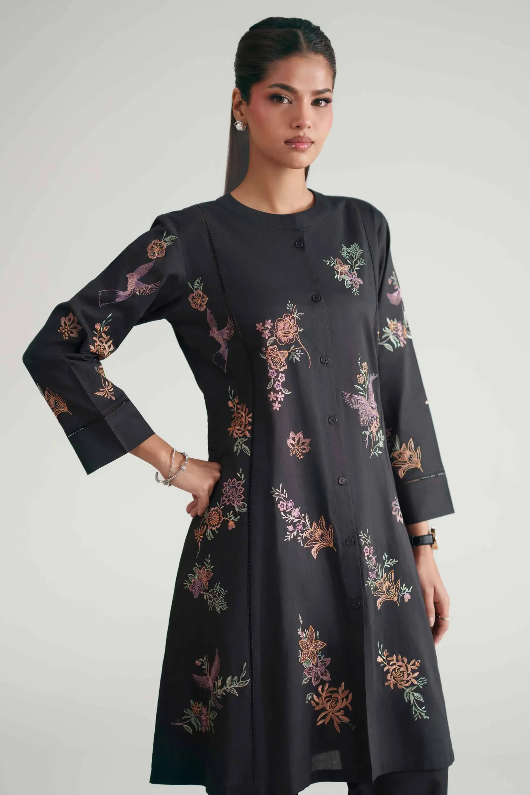 2 Piece - Embroidered Suit - KFE26-168