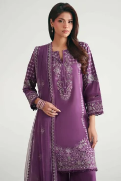 3 Piece - Embroidered Suit - KFE26-181