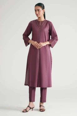 2 Piece - Embroidered Suit - KFE26-170