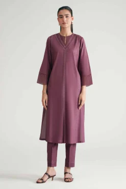 2 Piece - Embroidered Suit - KFE26-170