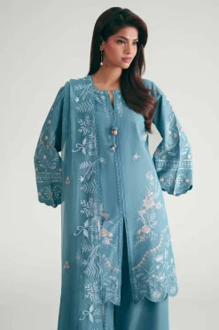 3 Piece - Embroidered Suit - KFE26-218