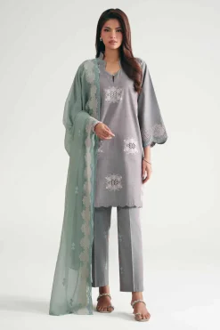 3 Piece - Embroidered Suit - KFE26-222