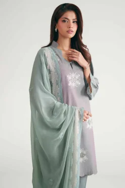 3 Piece - Embroidered Suit - KFE26-222