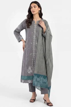 3 Piece - Embroidered Suit - KFE26-214