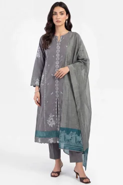 3 Piece - Embroidered Suit - KFE26-214