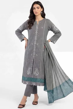 3 Piece - Embroidered Suit - KFE26-214