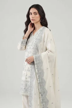 3 Piece - Embroidered Suit - KFE26-212