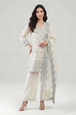 3 Piece - Embroidered Suit - KFE26-212