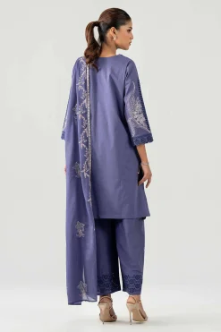 3 Piece - Embroidered Suit - KFE26-186