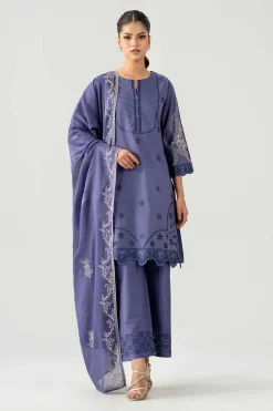 3 Piece - Embroidered Suit - KFE26-186