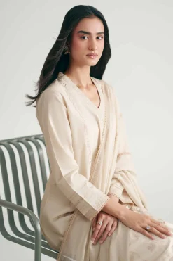 3 Piece - Embroidered Suit - KFE26-104