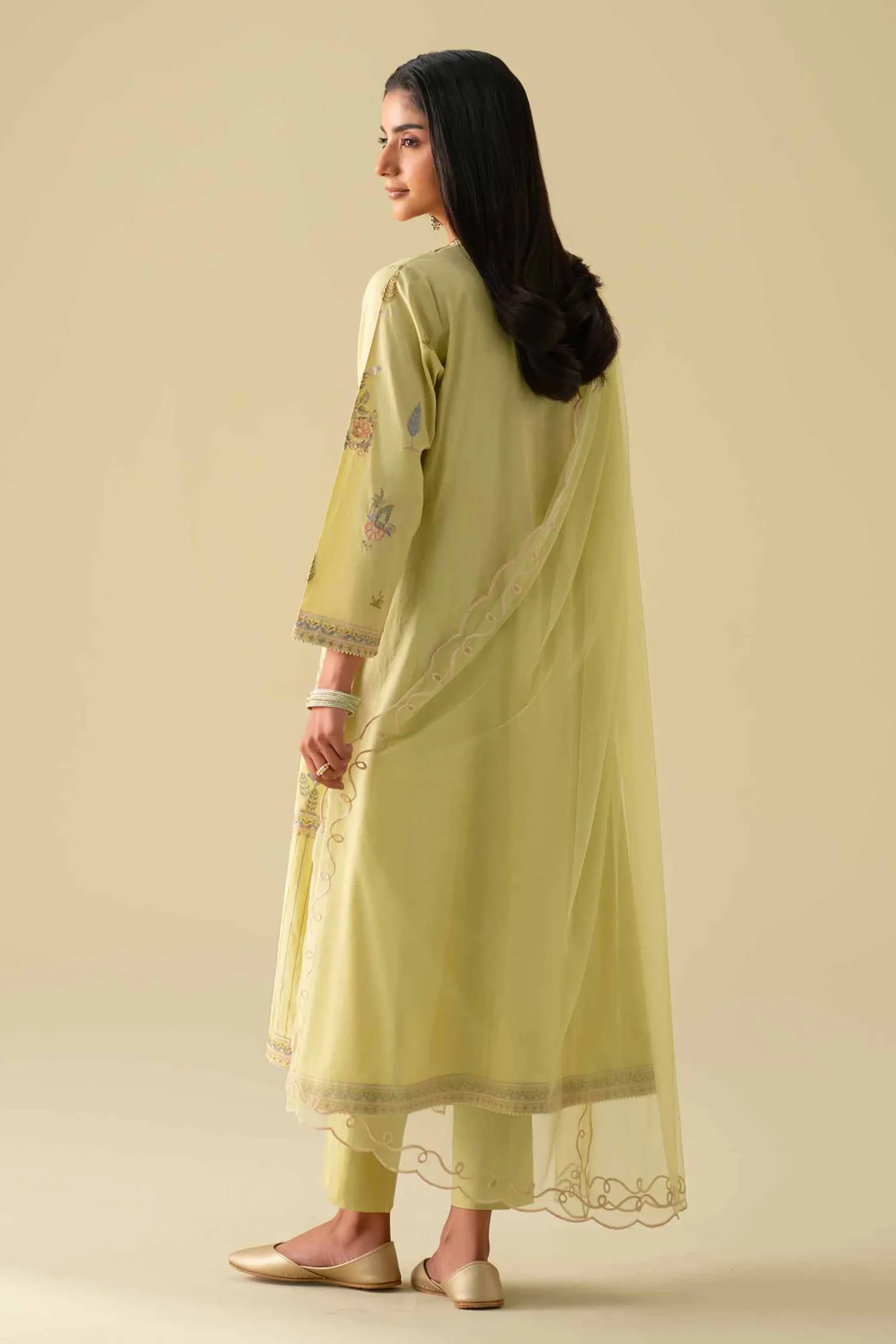 3 Piece - Embroidered Suit - KFE26-98