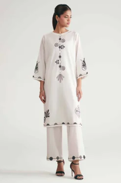 2 Piece - Embroidered Suit - KFE26-171