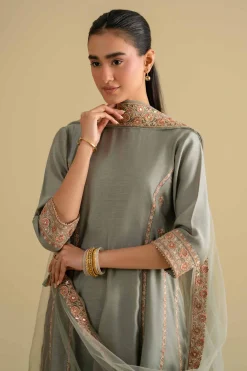 3 Piece - Embroidered Suit - KFE26-233
