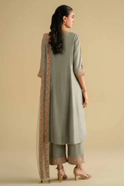 3 Piece - Embroidered Suit - KFE26-233