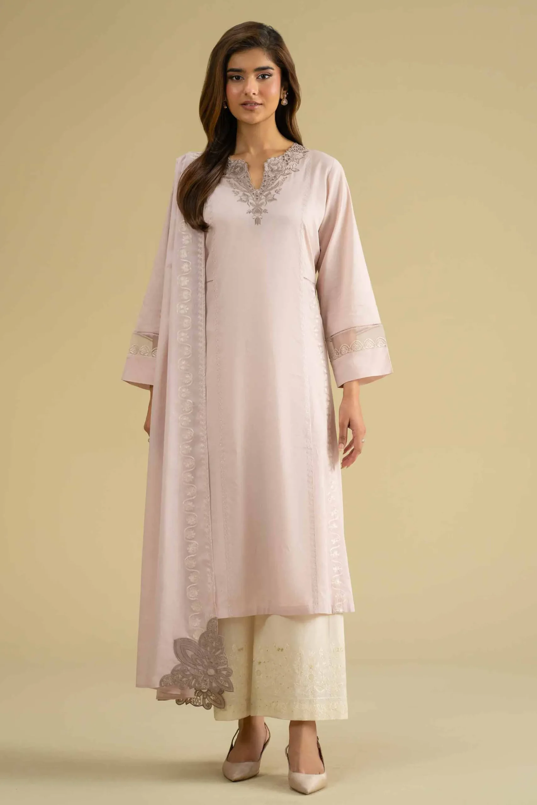 2 Piece - Embroidered Suit - KFE26-232