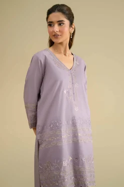 2 Piece - Embroidered Suit - KFE26-52