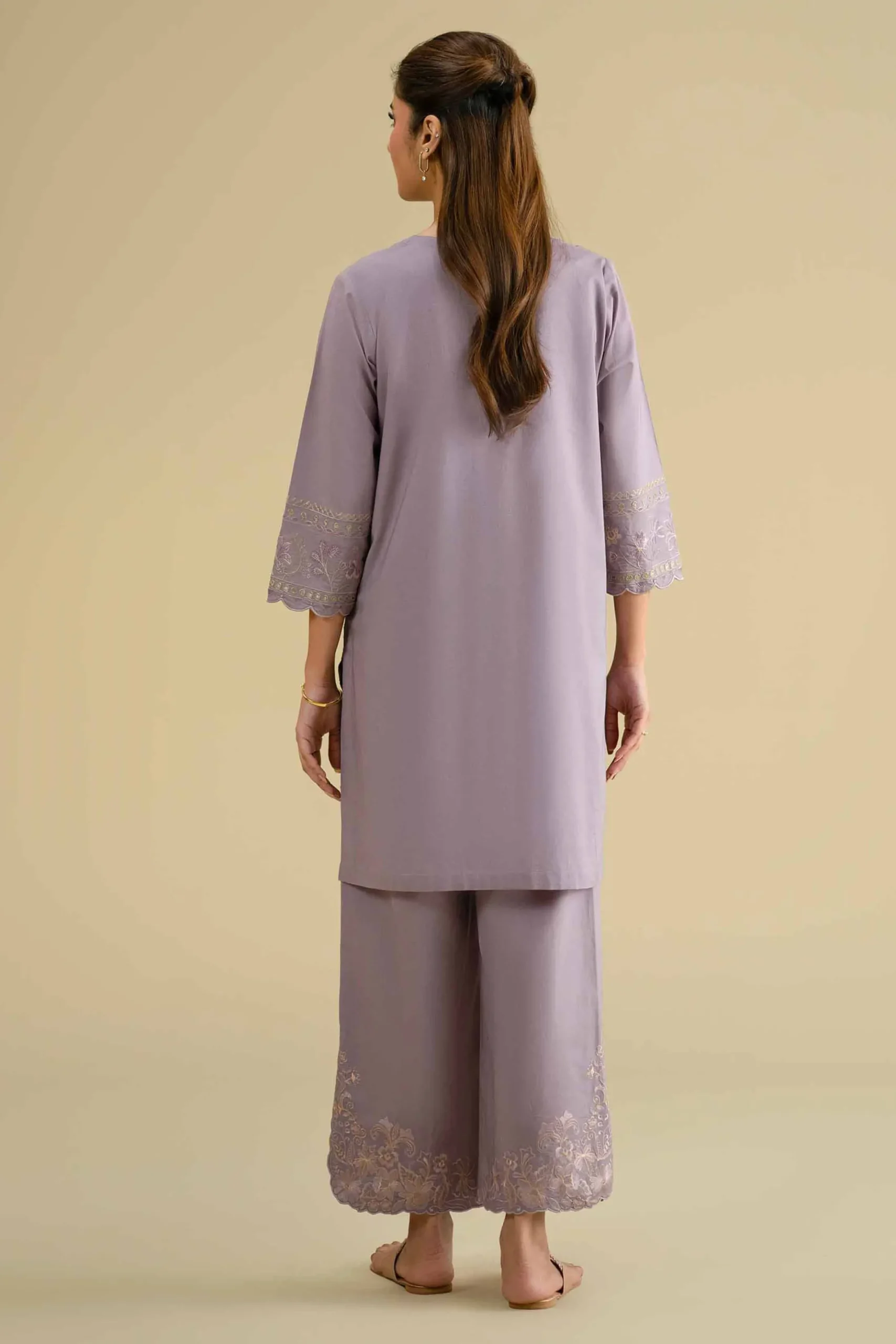 2 Piece - Embroidered Suit - KFE26-52