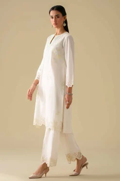 2 Piece - Embroidered Suit - KFE26-56