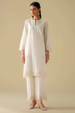 2 Piece - Embroidered Suit - KFE26-56