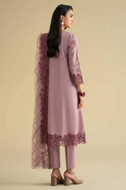 3 Piece - Embroidered Suit - KFE26-86
