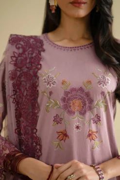 3 Piece - Embroidered Suit - KFE26-86