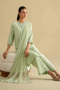 3 Piece - Embroidered Suit - KFE26-93