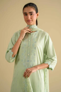 3 Piece - Embroidered Suit - KFE26-93