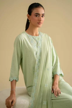 3 Piece - Embroidered Suit - KFE26-93
