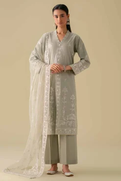 3 Piece - Embroidered Suit - KFE26-21