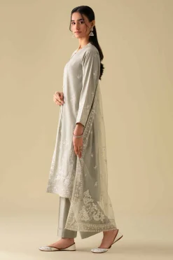 3 Piece - Embroidered Suit - KFE26-21